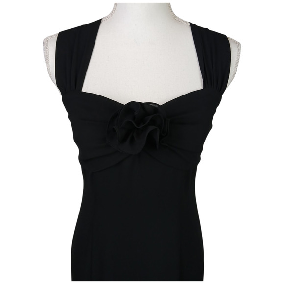 Jessica McClintock Gunne Sax VTG SZ 7/8 (Fits like 6) Black Evening Wear Dress - Picture 3 of 9